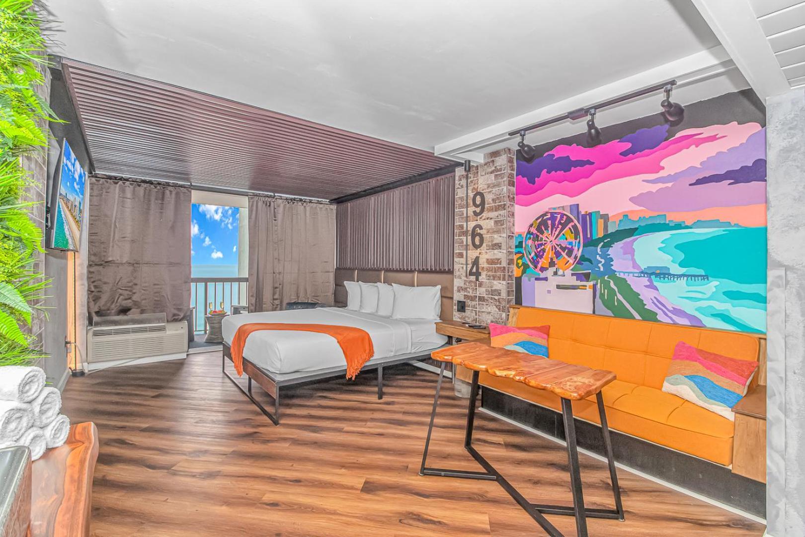 Ocean Front Queen Suite With Panoramic Views! - Compass Cove Unit 964 Мертл-Біч Екстер'єр фото