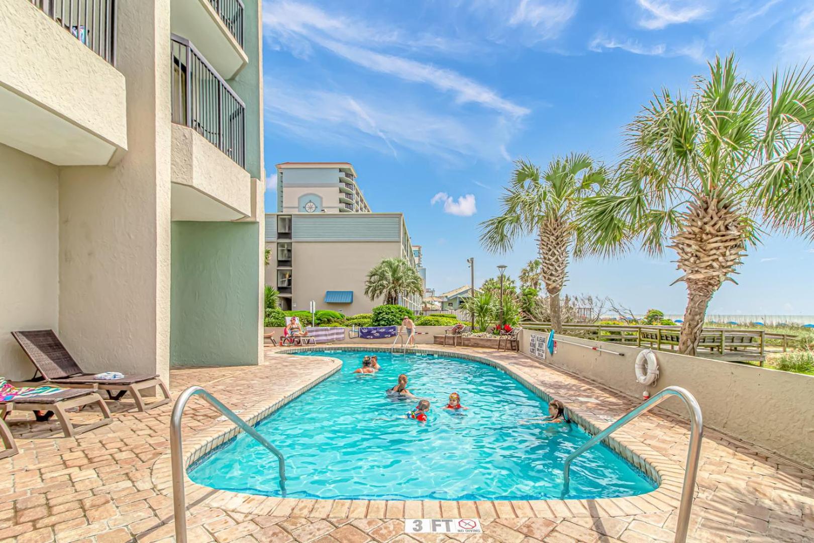 Ocean Front Queen Suite With Panoramic Views! - Compass Cove Unit 964 Мертл-Біч Екстер'єр фото